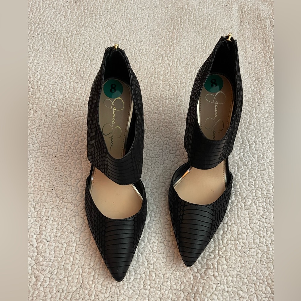 Jessica Simpson Faux Snake Heels